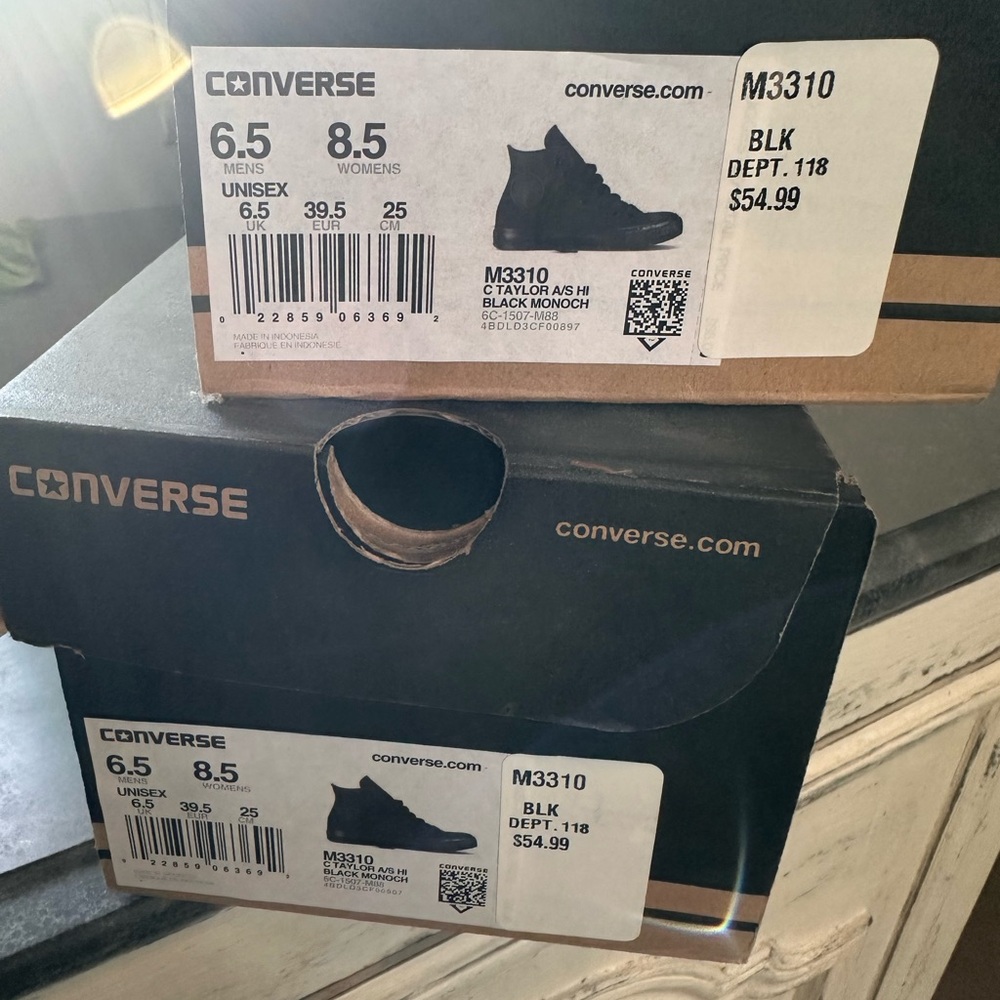 Black Converse